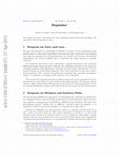 Research paper thumbnail of Rejoinder to Article by Berger, Bernardo, and Sun