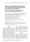 Research paper thumbnail of Práticas com Simulações Computacionais para Melhoria de Desempenho para Lidar com Situações de Emergências