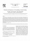 Research paper thumbnail of Potential and limitations of 1D modelling of urban flooding