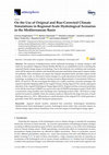 Research paper thumbnail of On the Use of Original and Bias-Corrected Climate Simulations in Regional-Scale Hydrological Scenarios in the Mediterranean Basin