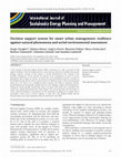 Research paper thumbnail of Decision Support System for smart urban management: resilience against natural phenomena and aerial environmental assessment