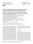 Research paper thumbnail of Impact of Biomass Burning emission on total peroxy nitrates: fire plume identification during the BORTAS campaign