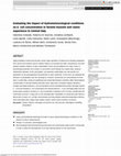 Research paper thumbnail of Evaluating the impact of hydrometeorological conditions on E. coli concentration in farmed mussels and clams: experience in Central Italy