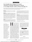 Research paper thumbnail of New Insights Into Changes in Corneal Thickness in Healthy Mountaineers During a Very-High-Altitude Climb to Mount Muztagh Ata