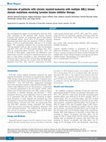 Research paper thumbnail of Outcome of patients with chronic myeloid leukemia with multiple ABL1 kinase domain mutations receiving tyrosine kinase inhibitor therapy