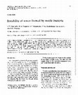 Research paper thumbnail of Instability of waves formed by motile bacteria