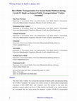 Research paper thumbnail of How Public Transportation Use Social Media Platform during Covid-19: Study on Jakarta Public Transportations’ Twitter Accounts?