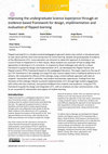 Research paper thumbnail of Improving the undergraduate science experience through an evidence-based framework for design, implementation and evaluation of flipped learning