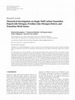 Research paper thumbnail of Theoretical Investigation on Single-Wall Carbon Nanotubes Doped with Nitrogen, Pyridine-Like Nitrogen Defects, and Transition Metal Atoms