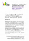 Research paper thumbnail of Die Unterstützung leserseitiger Verstehens- und Wissensbearbeitung beim Schreiben in der fremden Wissenschaftssprache Deutsch am Beispiel von koordinierenden Ausdrücken