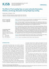 Research paper thumbnail of The Effect of Foot Landing Type on Lower-extremity Kinematics, Kinetics, and Energy Absorption during Single-leg Landing