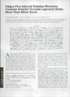 Research paper thumbnail of Valgus Plus Internal Rotation Moments Increase Anterior Cruciate Ligament Strain More Than Either Alone