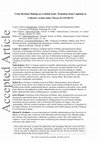 Research paper thumbnail of Crisis Decision‐Making on a Global Scale: Transition from Cognition to Collective Action under Threat of COVID ‐19