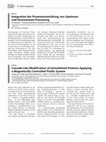 Research paper thumbnail of Cascade-Like Modification of Immobilized Proteins Applying a Magnetically Controlled Fluidic System