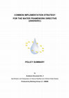 Research paper thumbnail of COMMON IMPLEMENTATION STRATEGY FOR THE WATER FRAMEWORK DIRECTIVE (2000/60/EC). Guidance Document No. 32 ON BIOTA MONITORING (THE IMPLEMENTATION OF EQSBIOTA) UNDER THE WATER FRAMEWORK DIRECTIVE