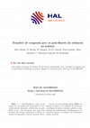 Research paper thumbnail of Transfert de composés per- et poly-fluorés du sédiment au poisson