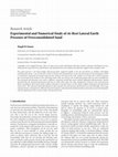 Research paper thumbnail of Experimental and Numerical Study of At-Rest Lateral Earth Pressure of Overconsolidated Sand