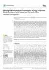 Research paper thumbnail of Strength and Deformation Characteristics of Dune Sand Earth Blocks Reinforced with Natural and Polymeric Fibers