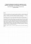 Research paper thumbnail of L'impact des démarches de gestion des compétences sur les trajectoires individuelles: une dynamique de co-construction