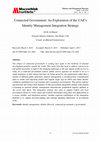 Research paper thumbnail of Identity Management Integration Strategy