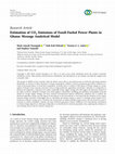 Research paper thumbnail of Estimation of CO2 Emissions of Fossil-Fueled Power Plants in Ghana: Message Analytical Model