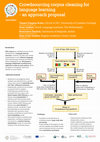 Research paper thumbnail of Crowdsourcing corpus cleaning for language learning - an approach proposal