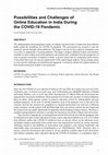 Research paper thumbnail of Possibilities and Challenges of Online Education in India During the COVID-19 Pandemic