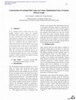 Research paper thumbnail of Construction of Learning Path Using Ant Colony Optimization from aFrequent Pattern Graph