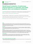 Research paper thumbnail of Model-based evaluation of pulmonary pharmacokinetics in asthmatic and COPD patients after oral olodaterol inhalation