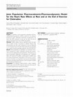 Research paper thumbnail of Joint Population Pharmacokinetic/Pharmacodynamic Model for the Heart Rate Effects at Rest and at the End of Exercise for Cilobradine