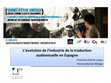 Research paper thumbnail of L'évolution de l'industrie de la traduction audiovisuelle en Espagne