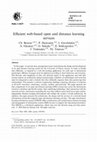 Research paper thumbnail of Efficient web-based open and distance learning services