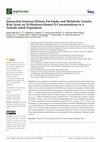 Research paper thumbnail of Interaction between Dietary Fat Intake and Metabolic Genetic Risk Score on 25-Hydroxyvitamin D Concentrations in a Turkish Adult Population