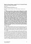 Research paper thumbnail of Plant Use in Desert Climates - Looking Forward to Sustainable Planting in the Negev and Other World Deserts