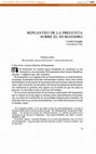 Research paper thumbnail of Replanteo de la pregunta sobre el humanismo