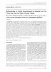 Research paper thumbnail of Relationship of Social Determinants of Health with the Three-year Survival Rate of Breast Cancer