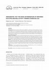 Research paper thumbnail of Impedimetric Test for Rapid Determination of Performic Acid (Pfa) Biocidal Activity Toward Echerichia Coli