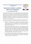 Research paper thumbnail of Call for papers I Conferenza dei Dottorandi in Linguistica a Roma (ConDoR2022)