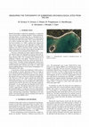 Research paper thumbnail of Measuring the Topography of Submerged Archaeological Sites from the Air