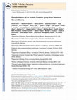 Research paper thumbnail of Genetic history of an archaic hominin group from Denisova Cave in Siberia