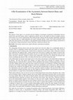 Research paper thumbnail of A Re-Examination of the Asymmetry between Interest Rates and Stock Returns