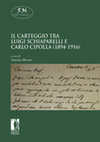 Research paper thumbnail of Il carteggio tra Luigi Schiaparelli e Carlo Cipolla (1894-1916)