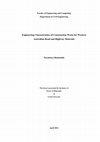 Research paper thumbnail of Engineering characteristics of construction waste for Western Australian road and highway materials