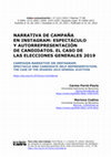 Research paper thumbnail of Narrativa de campaña en Instagram: espectáculo y autorrepresentación de candidatos. El caso de las elecciones generales 2019