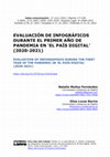 Research paper thumbnail of Evaluación de infográficos durante el primer año de pandemia en 'El País Digital' (2020-2021)