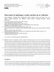 Research paper thumbnail of Observations for high-impact weather and their use in verification