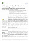 Research paper thumbnail of Evaluation of Arctic Water Vapor Profile Observations from a Differential Absorption Lidar