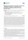 Research paper thumbnail of Pedagogical Coordination in Secondary Schools from a Distributed Perspective. Adaptation of the Distributed Leadership Inventory (DLI) in the Spanish Context