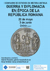 Research paper thumbnail of I Seminario de Estudios en Historia Antigua. Guerra y Diplomacia en Época de la República Romana