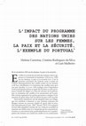 Research paper thumbnail of L’impact du programme des Nations unies sur les femmes, la paix et la sécurité. L’exemple du Portugal